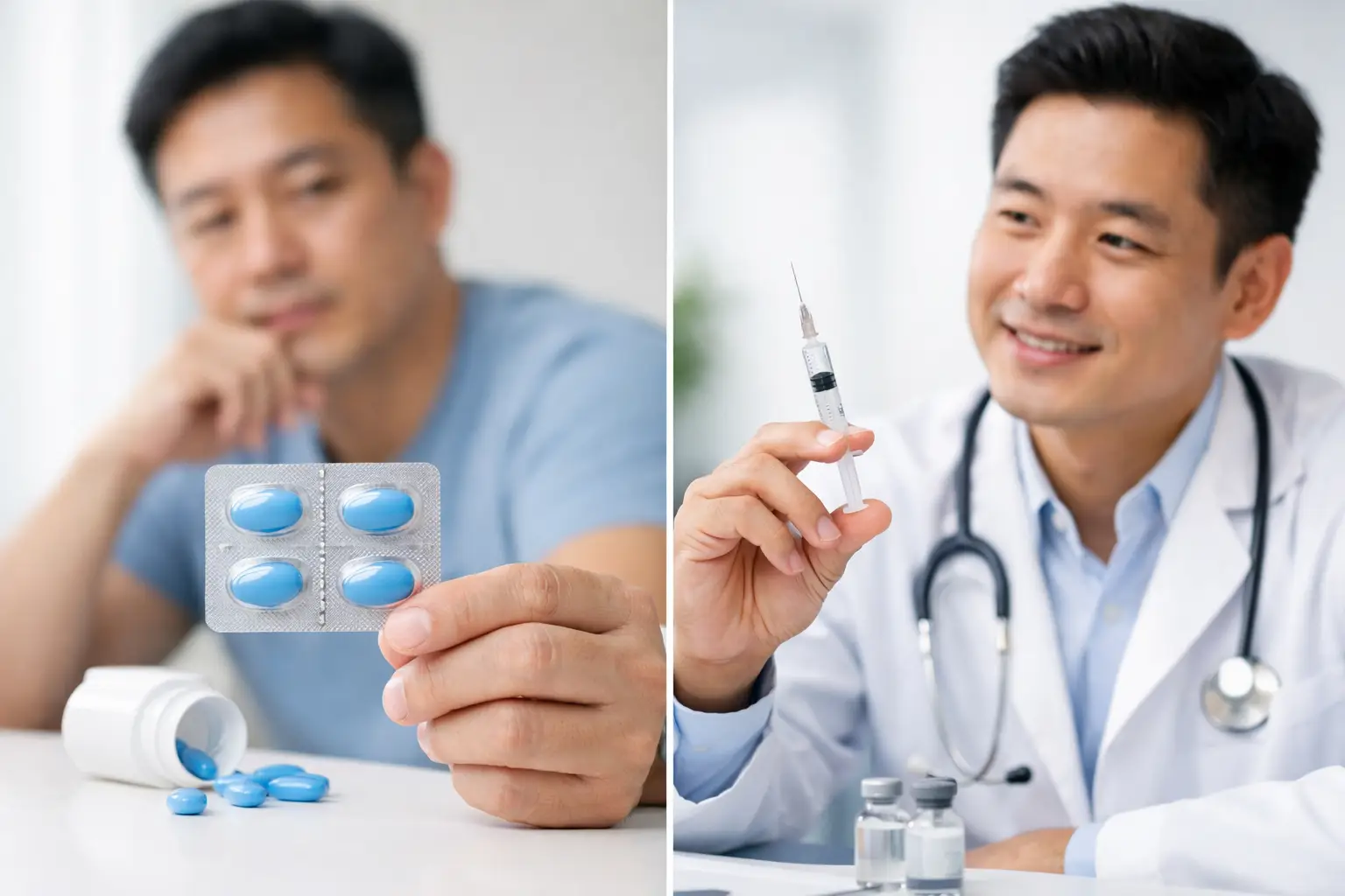 ED Pills vs Injections: Which Fits You?